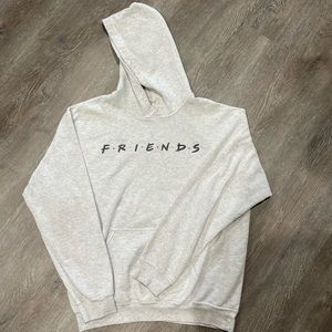 Grey “Friends” Hoodie Television Logo